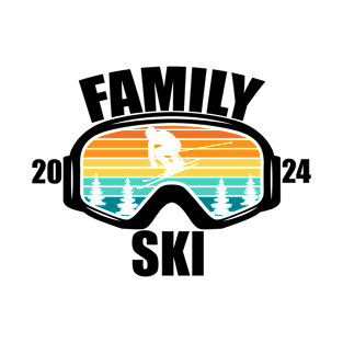 Mountains Family Vacation Ski Trip Snowboard for Adventure T-Shirt