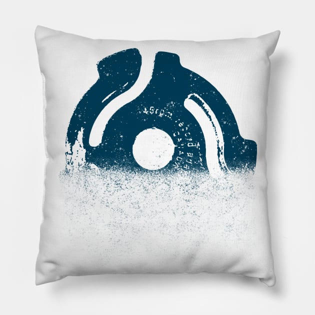 45 RPM Vinyl Record Spacer Pillow by Spindriftdesigns