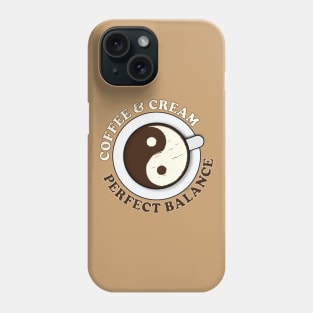 Yin Yang Coffee and Cream Phone Case