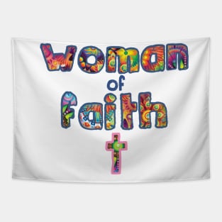 Woman of Faith - Christian Tapestry