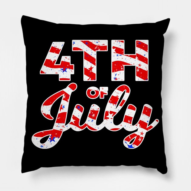 4th of July - Celebrate independence day Pillow by MaikaeferDesign