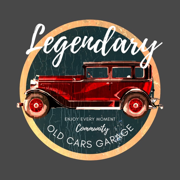 Vintage old cars t-shirt T-Shirt by ohsheep