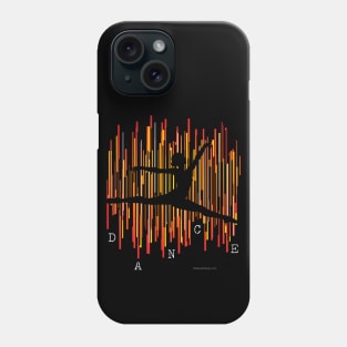 Line Dancer (Red-Orange) Phone Case