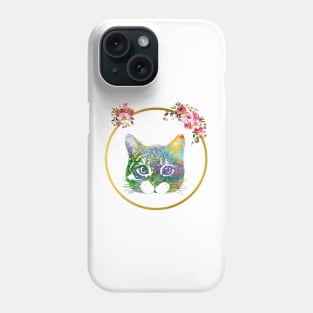 Peeking cat Phone Case