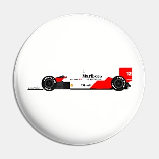 McLaren MP4/4 F1 Ayrton Senna Pin