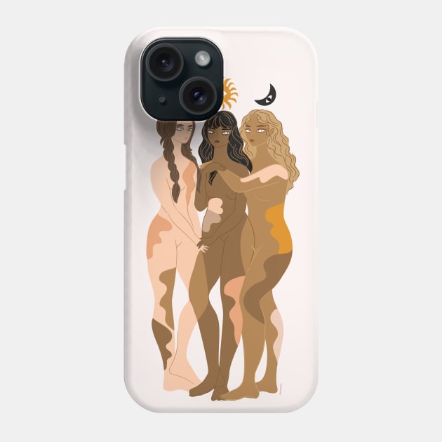 Equality Strength Courage Phone Case by anneamanda