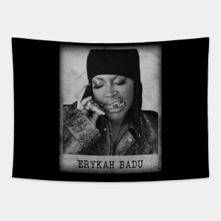 Erykah Badu Distressed Tapestry