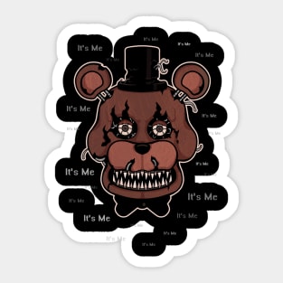 Five Nights at Freddy's Fnaf4 Nightmare Foxy - Fredbear - Sticker