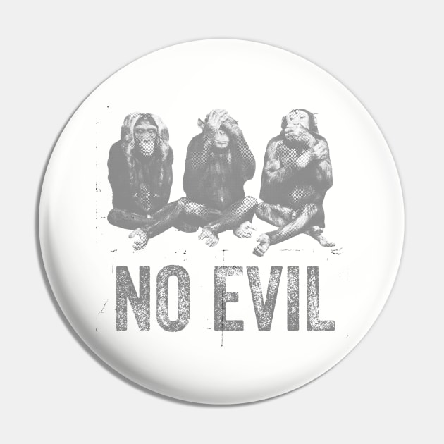3 Wise Monkeys Hear No Evil, See No Evil, Speak No Evil Pin by iosta