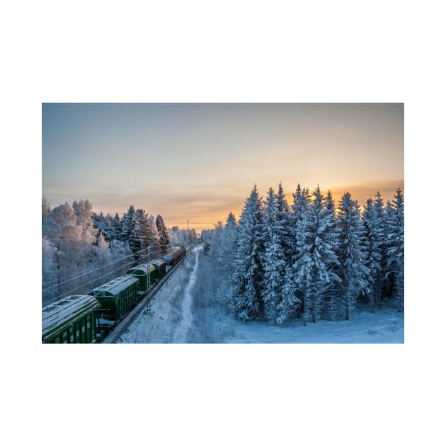 Evening Train by iluphoto