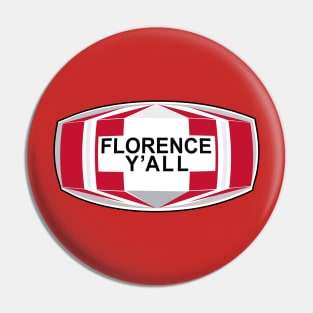 Florence Y'all Water Tower Icon Pin