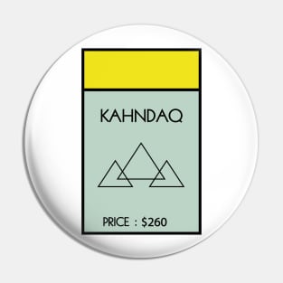 Kahndaq Pin