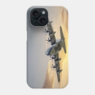 Lockheed Hercules Sunset Mission Phone Case