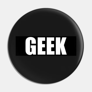 GEEK Vest Patch Pin