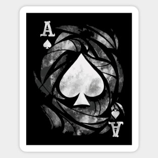 Ace of Spades Symbol Sticker for Sale by iiiidesign