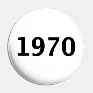 Retro Year 1970 Pin