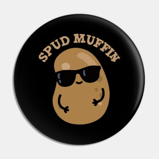 Spud Muffin Cute Potato Pun Pin