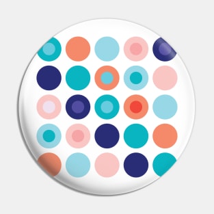 Small polka dots geometrical composition Pin