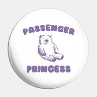 Passenger Princess, Y2K Clothing, Cartoon Meme Top, Gift For Her Y2K Pin