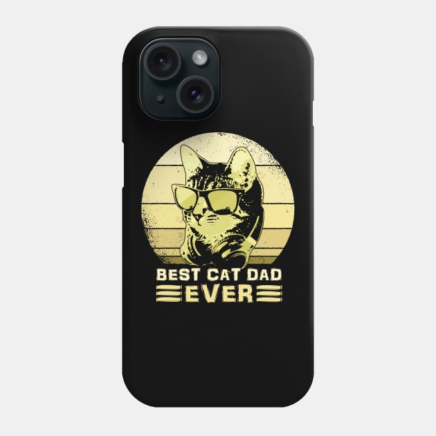 Best Cat Dad Ever Bling Phone Case by Nerd_art