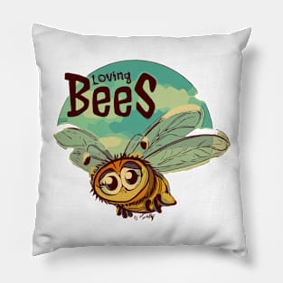 Loving bees Pillow