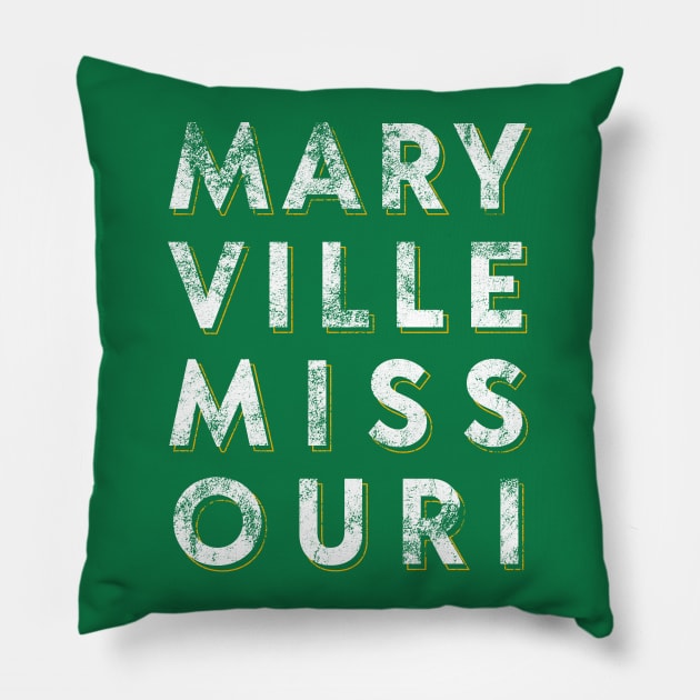 MARY VILLE MISS OURI Pillow by The Maryville Store