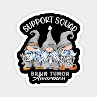 Support Awareness Squad I GBM Brain Tumor Cancer Magnet