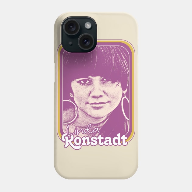 Linda Ronstadt // 70s Style Fan Art Design Phone Case by DankFutura