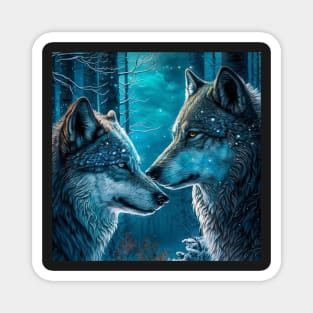 Wolfdog Love Magnet