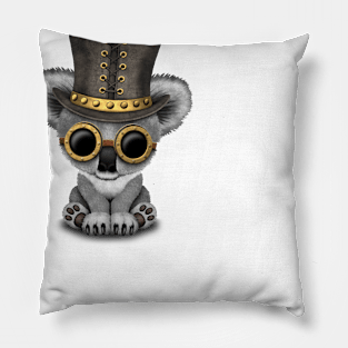 Steampunk Baby Koala Bear Pillow