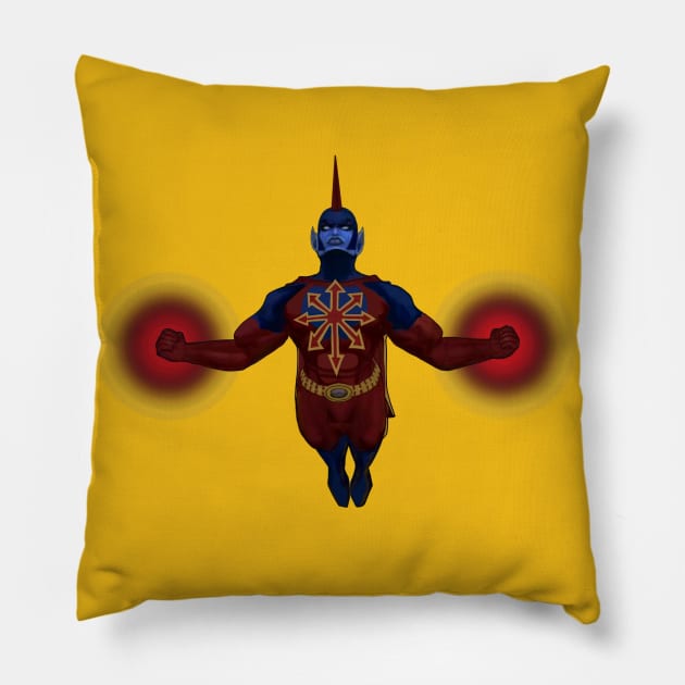 Chaos Gladiator Pillow by DistractedGeek