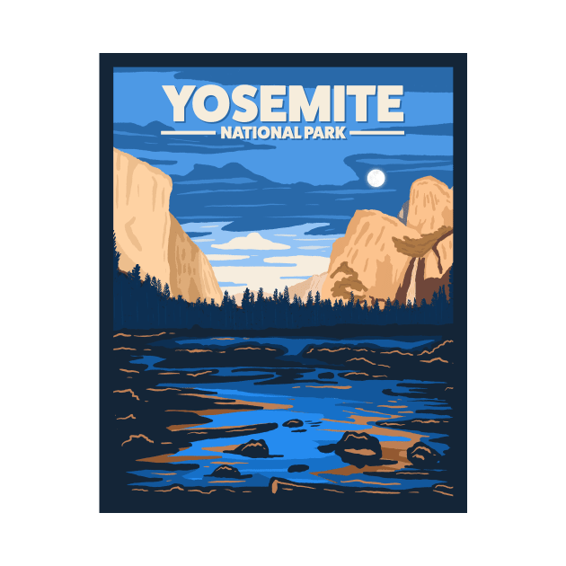 Yosemite National Park by nicholashugginsdesign