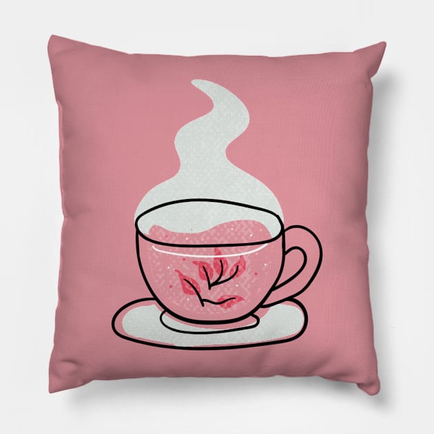 Tea lover Pillow by A tone for life