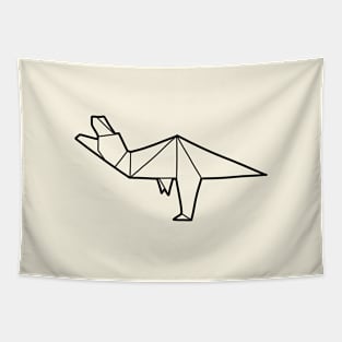 Origami T-Rex Tapestry