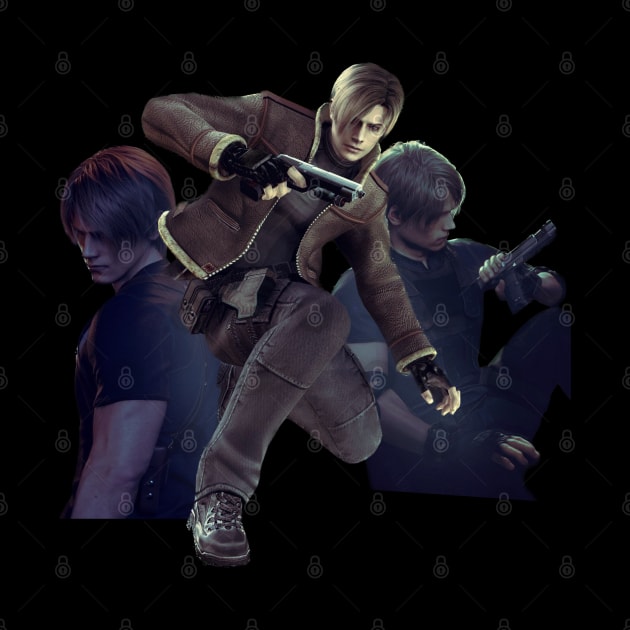 Trio Leon Kennedy resident evil without inscription by BabygirlDesign