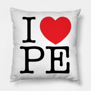 I Heart PE Pillow