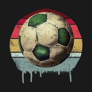 Soccer Ball Retro Vintage T-Shirt