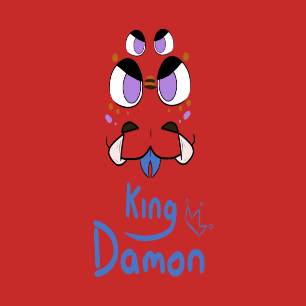 King Damon Face by PurplefloofStore