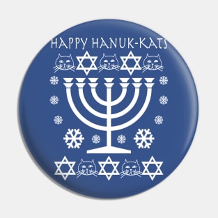 Happy Hanuk-kats Pin