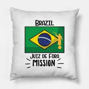 Brazil Juiz de Fora Mormon LDS Mission Missionary Gift Idea Pillow