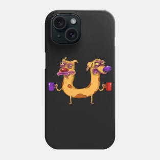 Catdog Before Coffee Phone Case