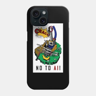 No To Artificial Inteligence Phone Case