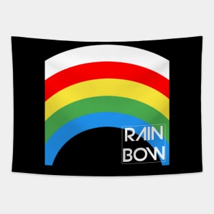 Rainbow Illustration Tapestry