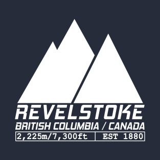 Ski Revelstoke British Columbia Canada Skiing and Snowboarding T-Shirt