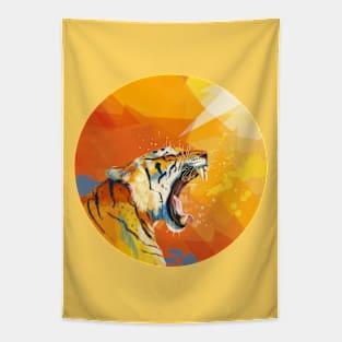 Tiger in the Morning Tapestry