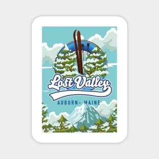 Auburn, Maine, Lost valley ski Magnet