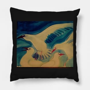 seagulls 2 Pillow