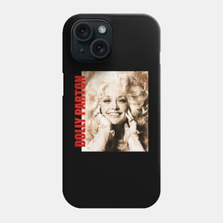 TEXTURE ART- Dolly Parton - Retro Aesthetic Fan Art Phone Case