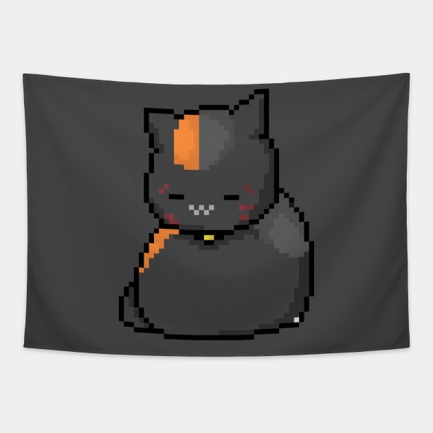 Nyanko-sensei Pixel Art 2 Tapestry by Tatsu_chan