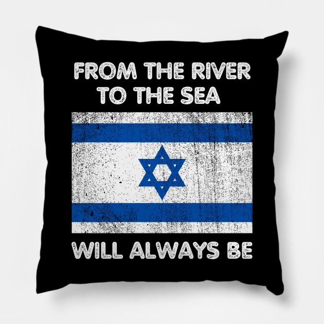 Patriotic Jewish, Israel Flag, Stand with Israel Pillow by ProPod